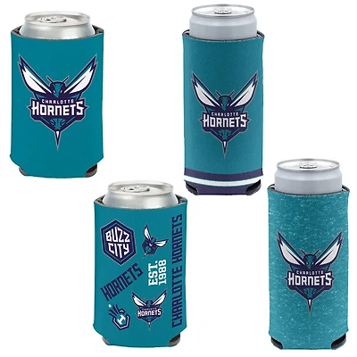 WinCraft Charlotte Hornets 4-Pack 12oz Can  Slim Can Cooler Set
