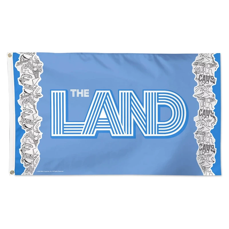 WinCraft Cleveland Cavaliers 2024 25 City Edition One-Sided 3' x 5' Deluxe Flag