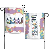 WinCraft Denver Nuggets 2024 25 City Edition 12" x 18" Two-Sided Garden Flag