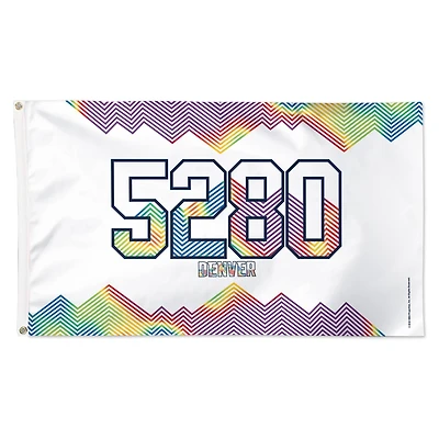 WinCraft Denver Nuggets 2024 25 City Edition One-Sided 3' x 5' Deluxe Flag