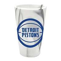 WinCraft Detroit Pistons 16oz Fashion Silicone Pint Glass