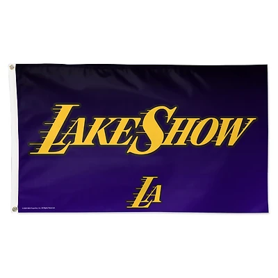 WinCraft Los Angeles Lakers 2024 25 City Edition One-Sided 3' x 5' Deluxe Flag