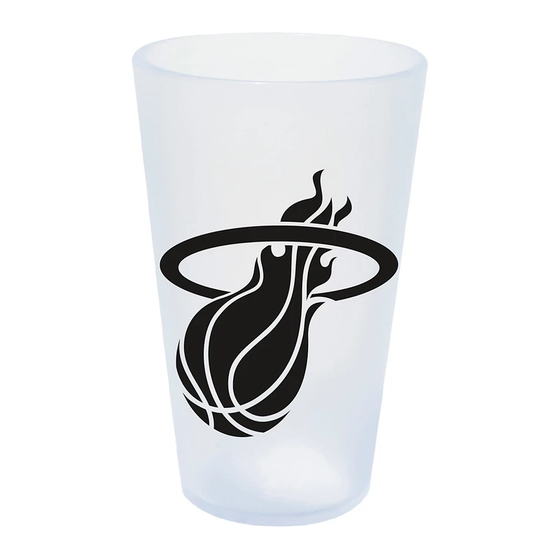 WinCraft Miami Heat 16oz Icicle Silicone Pint Glass