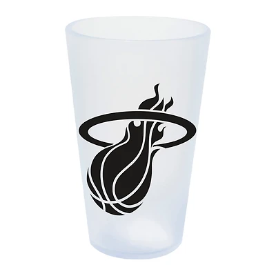 WinCraft Miami Heat 16oz Icicle Silicone Pint Glass
