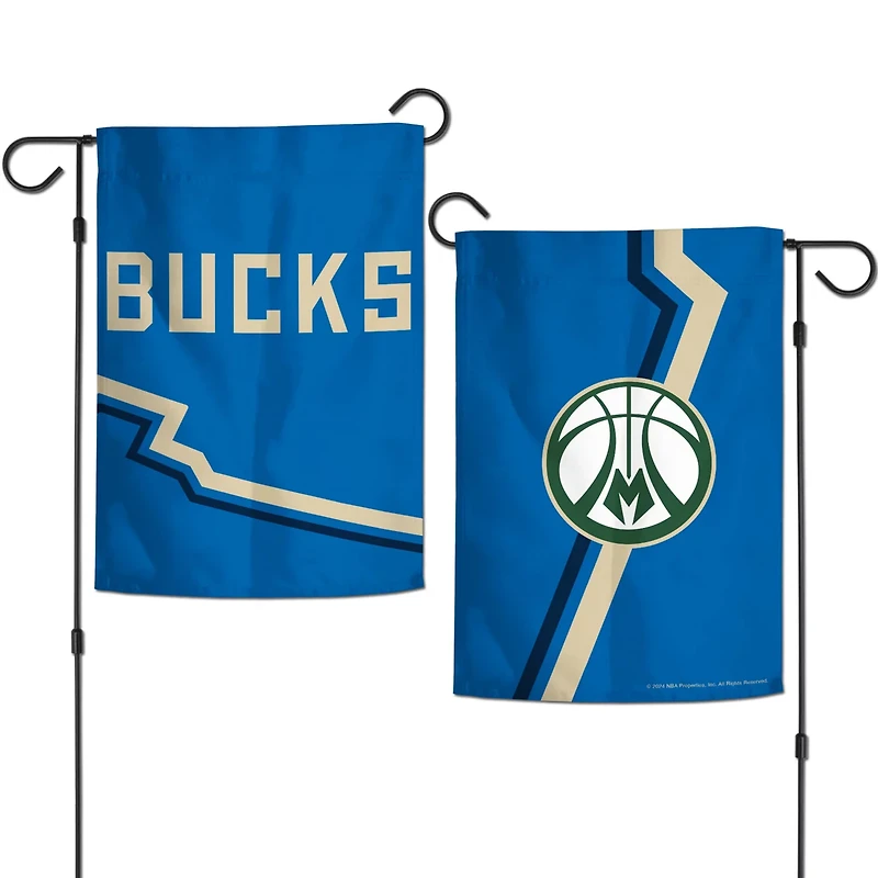 WinCraft Milwaukee Bucks 2024 25 City Edition 12" x 18" Two-Sided Garden Flag