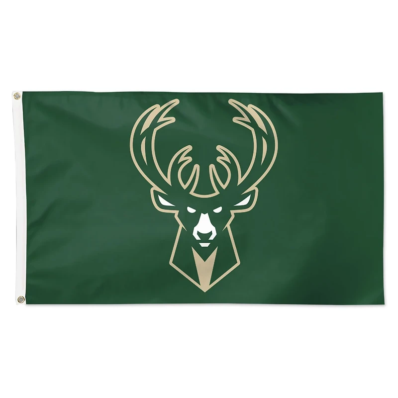 WinCraft Milwaukee Bucks 3' x 5' Primary Logo Single-Sided Flag