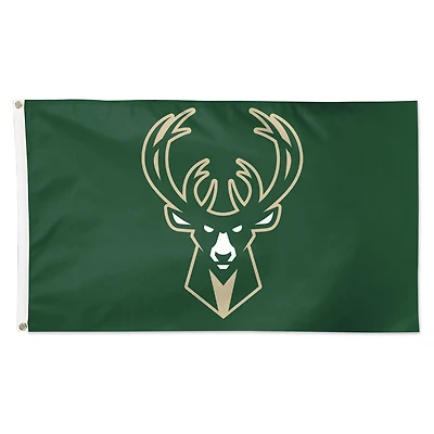 WinCraft Milwaukee Bucks 3' x 5' Primary Logo Single-Sided Flag