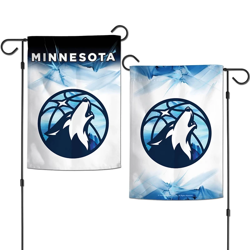 WinCraft Minnesota Timberwolves 2024 25 City Edition 12" x 18" Two-Sided Garden Flag