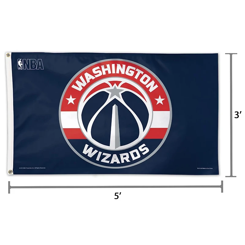 WinCraft Washington Wizards Deluxe 3' x 5' One-Sided Flag
