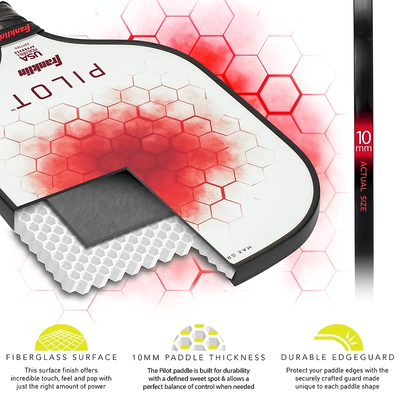 Franklin Sports Pilot Pickleball Paddle Set