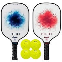 Franklin Sports Pilot Pickleball Paddles Set
