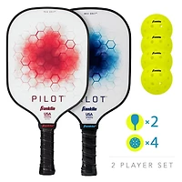 Franklin Sports Pilot Pickleball Paddles Set