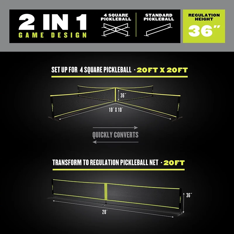 Triumph Pickleball 4-Square Pro Set