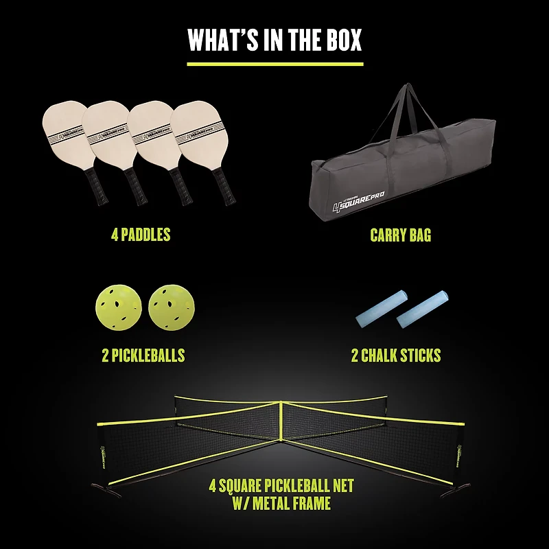 Triumph Pickleball 4-Square Pro Set