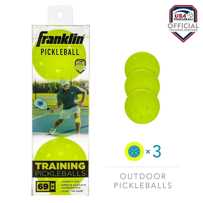 Franklin 69mm Training Balls 3-Pack
