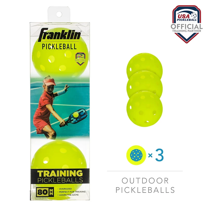 Franklin 80mm Training Balls 3-Pack