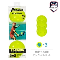 Franklin 80mm Training Balls 3-Pack