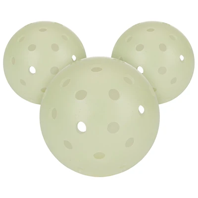 Franklin Sports Glow in the Dark Outdoor Pickleballs 3-Pack