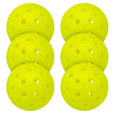 Franklin Sports X-40 Outdoor Pickleballs - 6 Pack