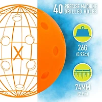 Franklin X-40 Outdoor Pickleballs 12-Pack