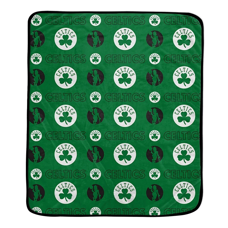 Pegasus Sports Boston Celtics Home and Away Throw Blanket Set 2-Pack