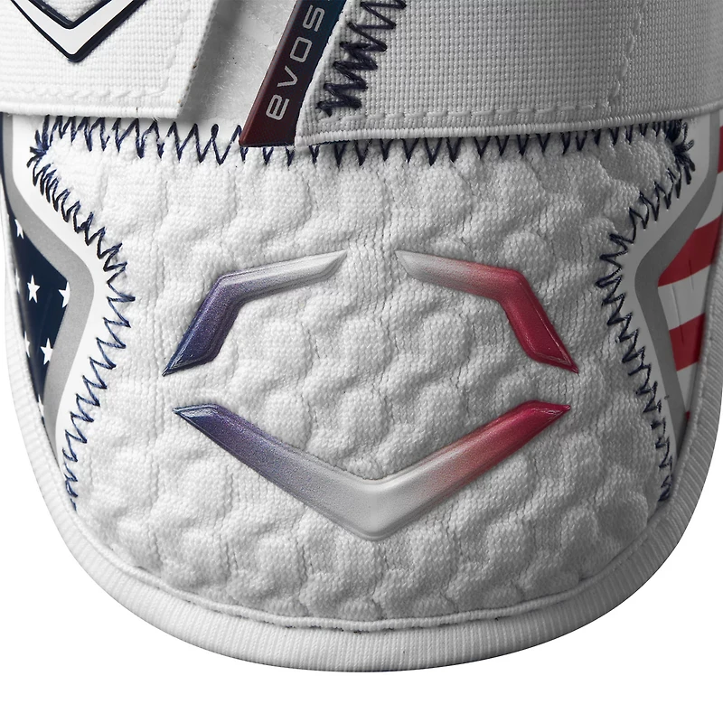 EvoShield Juniors' X-SRZ Stars and Stripes Double-Strap Batting Elbow Guard