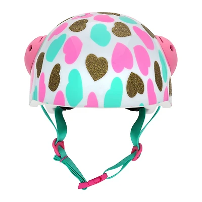 Raskullz Girls’ Pink Heart Charms Helmet