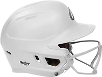 Rawlings Senior Mach Hi-Viz 1-Tone Batting Helmet with Face Guard
