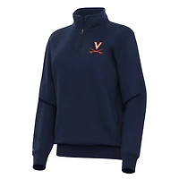 Antigua Virginia Cavaliers Victory Quarter-Zip Sweatshirt