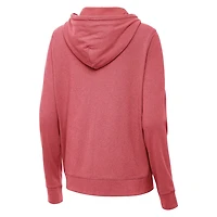 Antigua Heather Crimson Indiana Hoosiers Seeker Full-Zip Hoodie Jacket