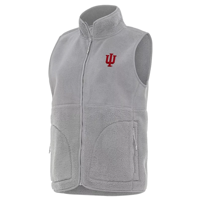 Antigua Indiana Hoosiers Nostalgic Full-Zip Vest