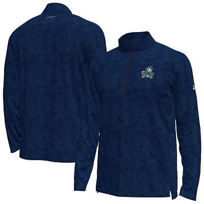 Under Armour Notre Dame Fighting Irish Basketball Leprechaun Tech Quarter-Zip Top