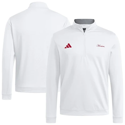 adidas Indiana Hoosiers Elevated Quarter-Zip Jacket