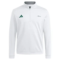 adidas Miami Hurricanes Elevated Quarter-Zip Jacket