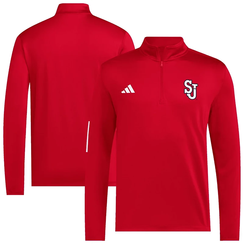 adidas St John's Storm Half-Zip Pullover Golf Jacket