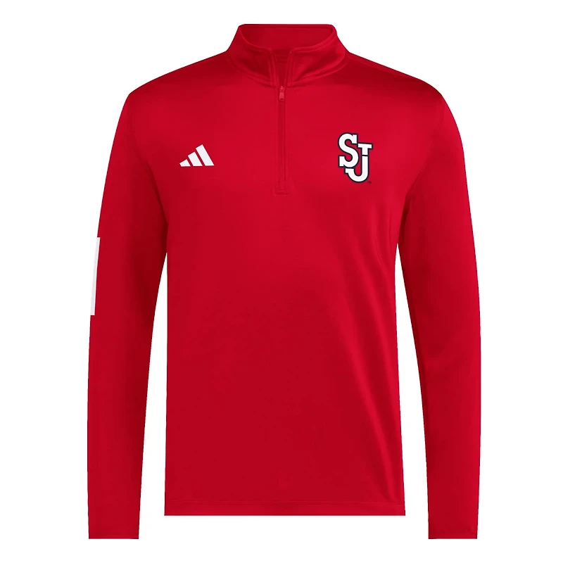 adidas St John's Storm Half-Zip Pullover Golf Jacket