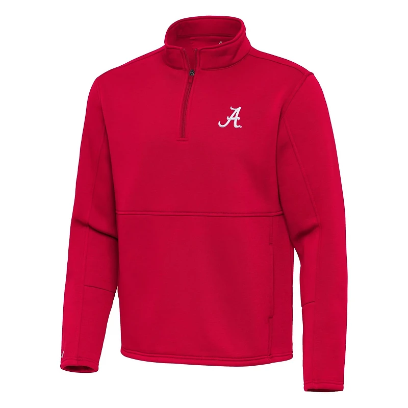 Antigua Alabama Crimson Tide Twist Quarter-Zip Pullover Jacket