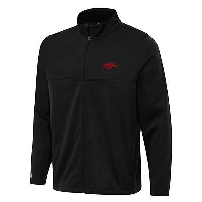 Antigua Arkansas Razorbacks Links 2 Full-Zip Golf Jacket