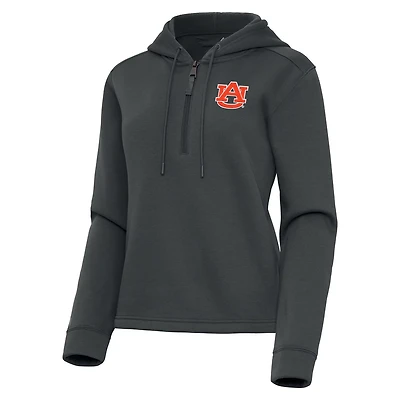 Antigua Auburn Tigers Contemporary Quarter-Zip Hoodie