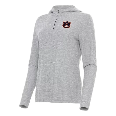 Antigua Auburn Tigers Daybreak Quarter-Zip Hoodie