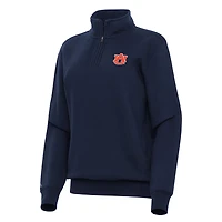 Antigua Auburn Tigers Victory Quarter-Zip Sweatshirt