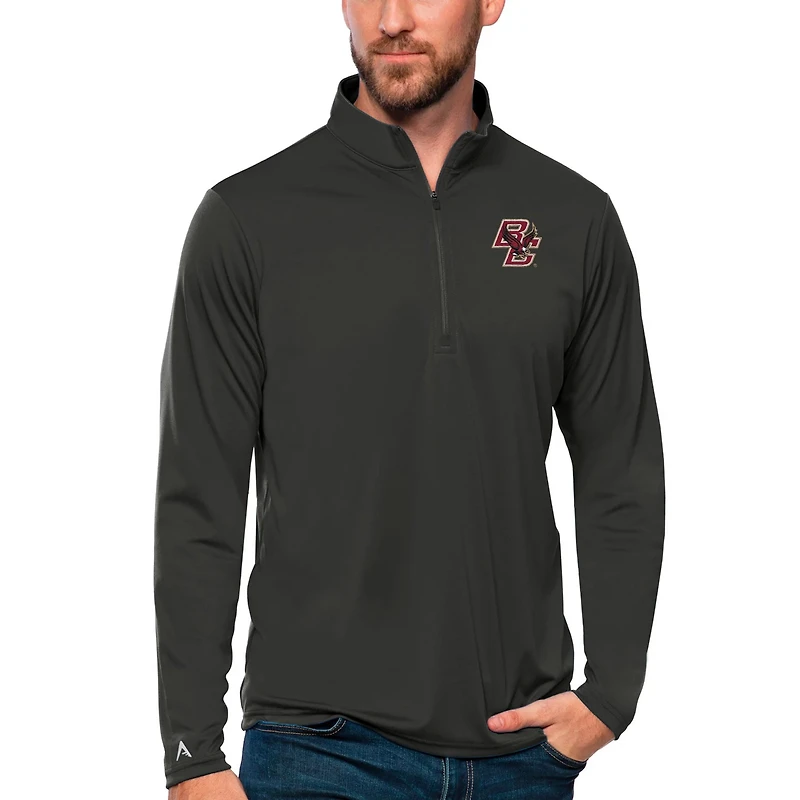 Antigua Boston College Eagles Tribute Quarter-Zip Top