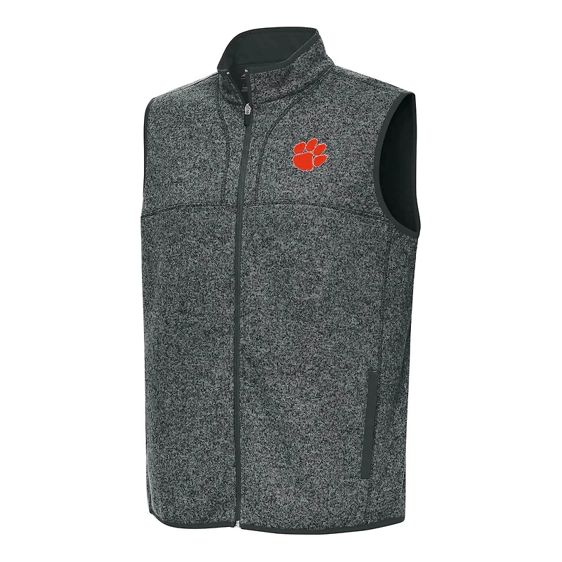 Antigua Clemson Tigers Fortune Full-Zip Vest