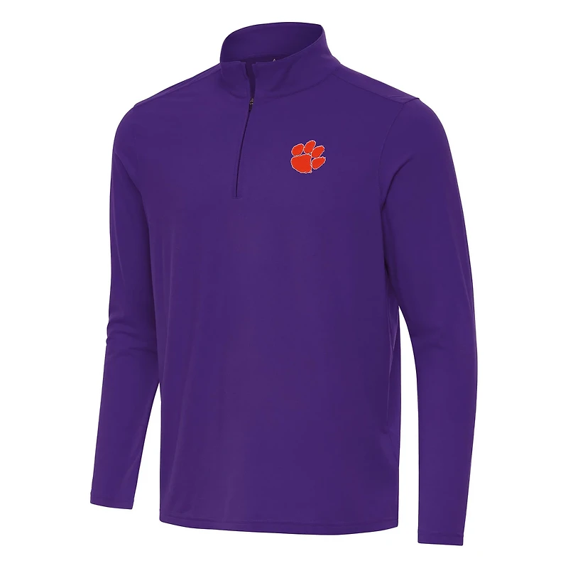 Antigua Clemson Tigers Intent Quarter-Zip Top