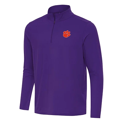 Antigua Clemson Tigers Intent Quarter-Zip Top
