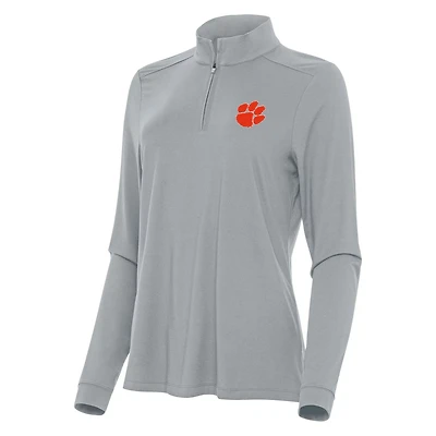 Antigua Clemson Tigers Intent Quarter-Zip Top