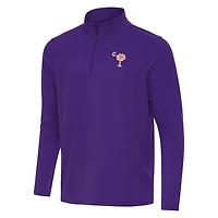 Antigua Clemson Tigers Palmetto Series Intent Quarter-Zip Pullover