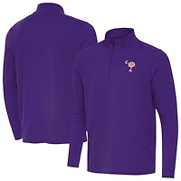 Antigua Clemson Tigers Palmetto Series Intent Quarter-Zip Pullover