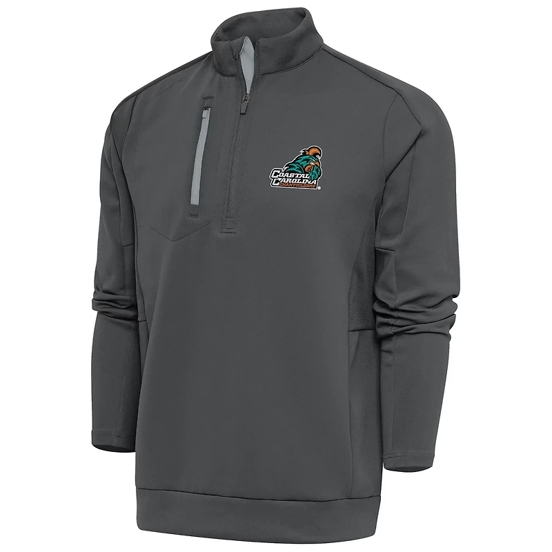 Antigua Coastal Carolina Chanticleers Generation Quarter-Zip Pullover Top