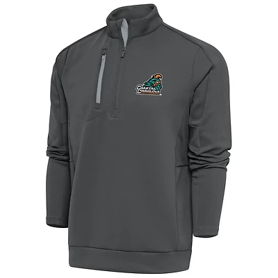 Antigua Coastal Carolina Chanticleers Generation Quarter-Zip Pullover Top